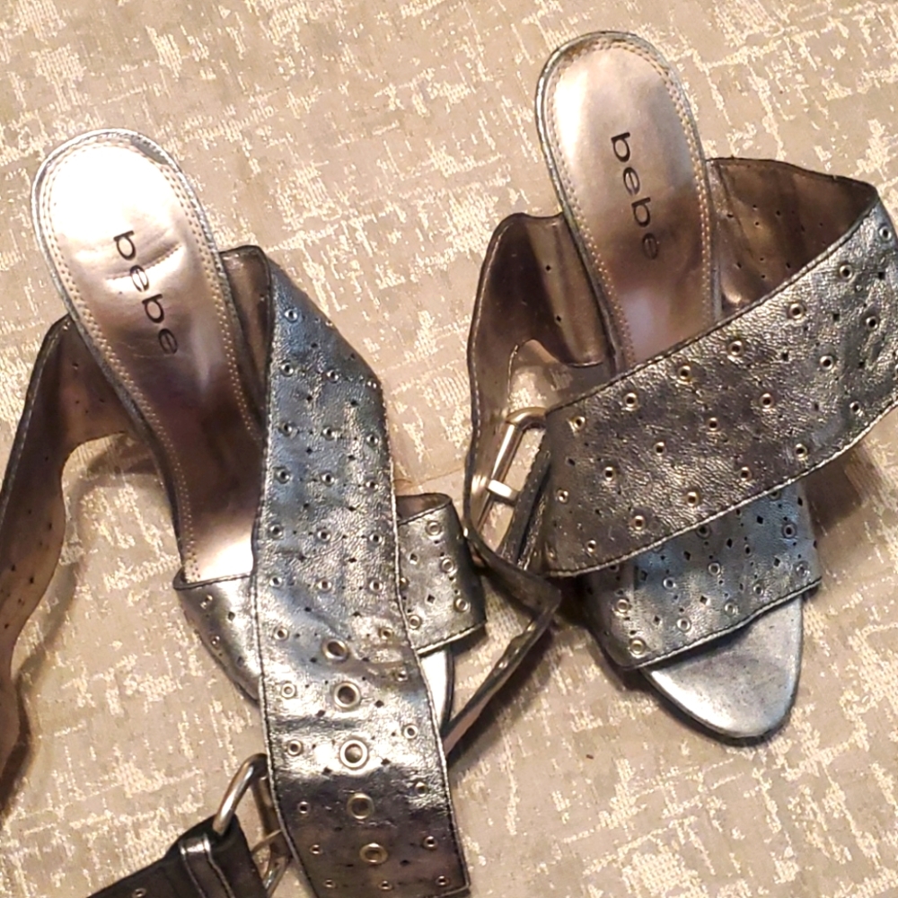 Cute, wrap around Bebe shoes
